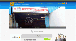 Desktop Screenshot of mvmindustries.com